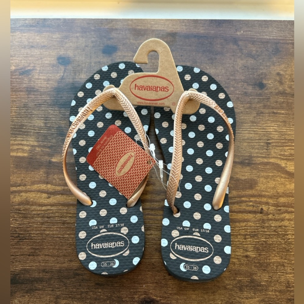 Havaianas Slim Fresh Flip Flops NWT 6 35/36